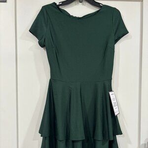 Junior's Hunter Green Dress Size 9/10